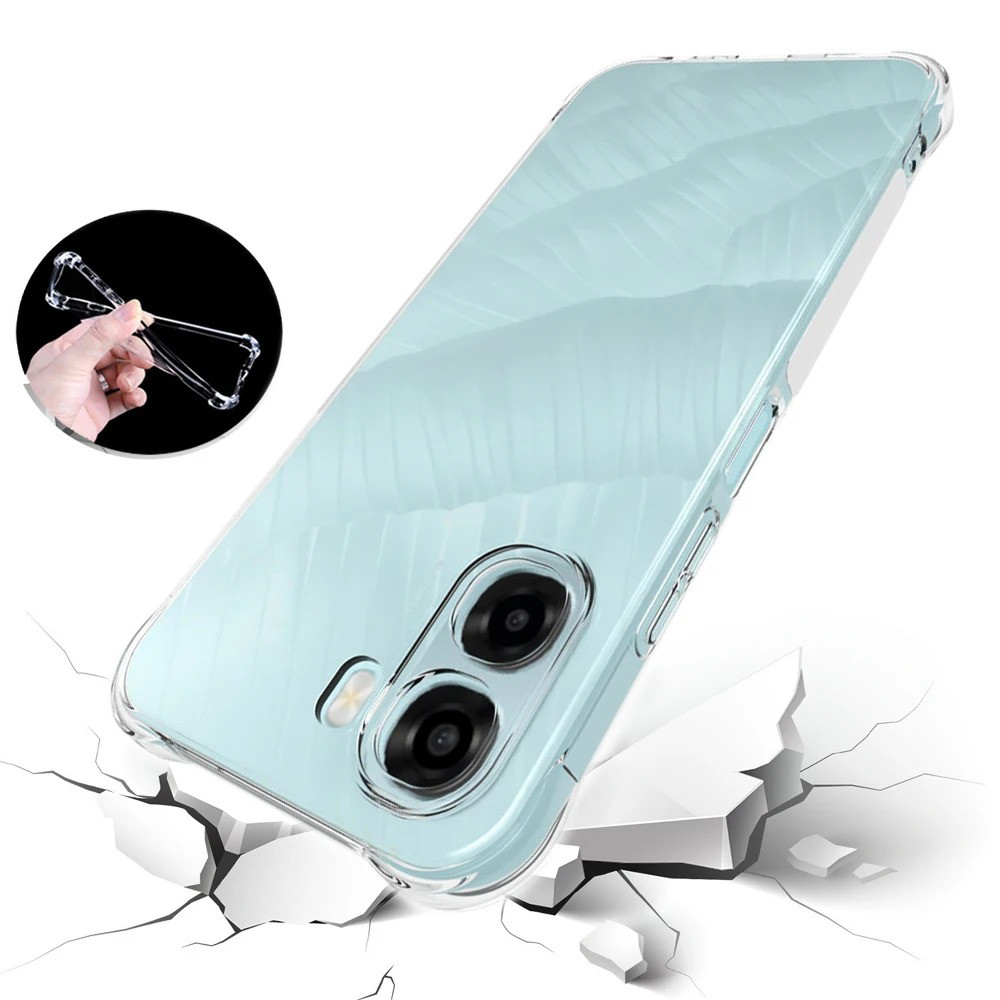 สําหรับOppo A6X 5G CPH2823 ใหม่โปร่งใสเคสโทรศัพท์ปลอกเปลือกนุ่มสําหรับOppo A6X 4G 2025 CPH2819