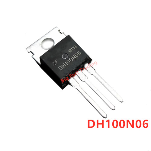 5PCS DH100N06 100A 68V TO-220 ทรานซิสเตอร์เอฟเฟกต์สนามช่อง N รับประกันคุณภาพ