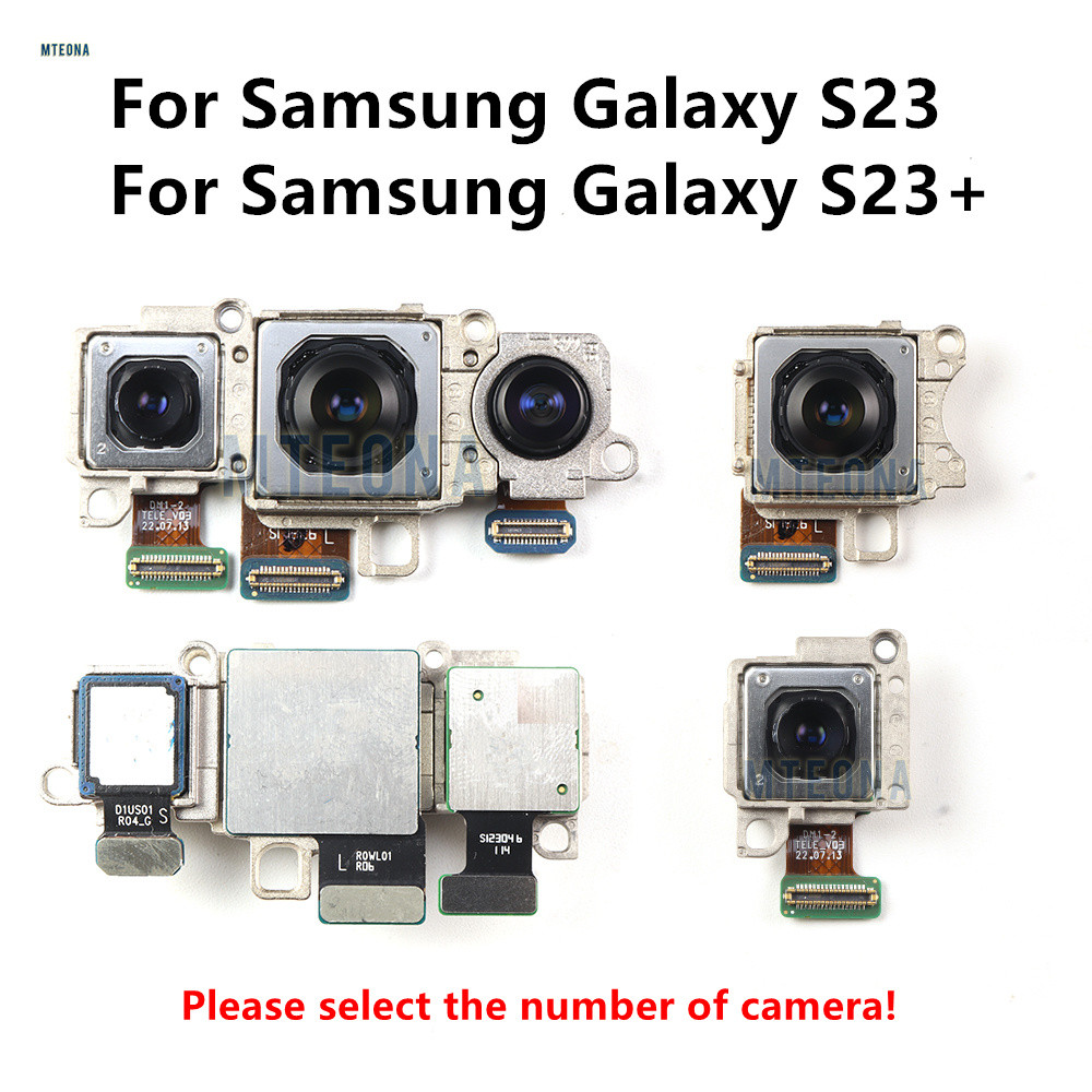 หลักกล้องด้านหลังสําหรับ Samsung Galaxy S23 Plus S23+ SM-S911B S911 S916 S916U Ultra กว้างด้านหลังกล