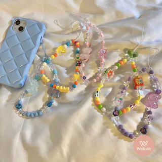 [✅สินค้าเทรนด์ ] สร้อยข้อมือโทรศัพท์ การ์ตูนน่ารัก หัวใจสุดน่ารัก พรีเมี่ยม ทนทาน กันสิ่งสกปรก หลากสี ใช้งานได้ทุกรุ่น