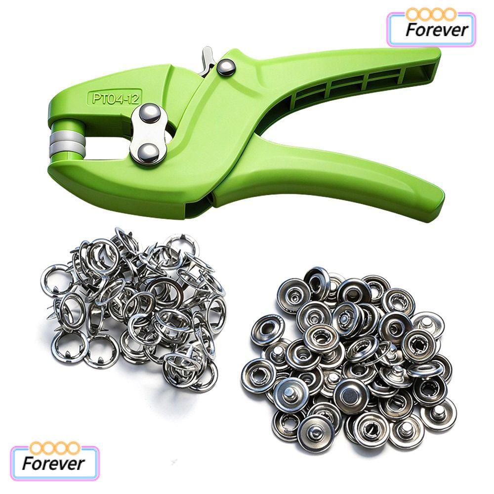FOREVER 5 Claw Snap คีม,ที่มองไม่เห็นโลหะ Snap Snap Fastener คีม,เครื่องมือเย็บผ้าหนาไนลอนไม่มีปากปร