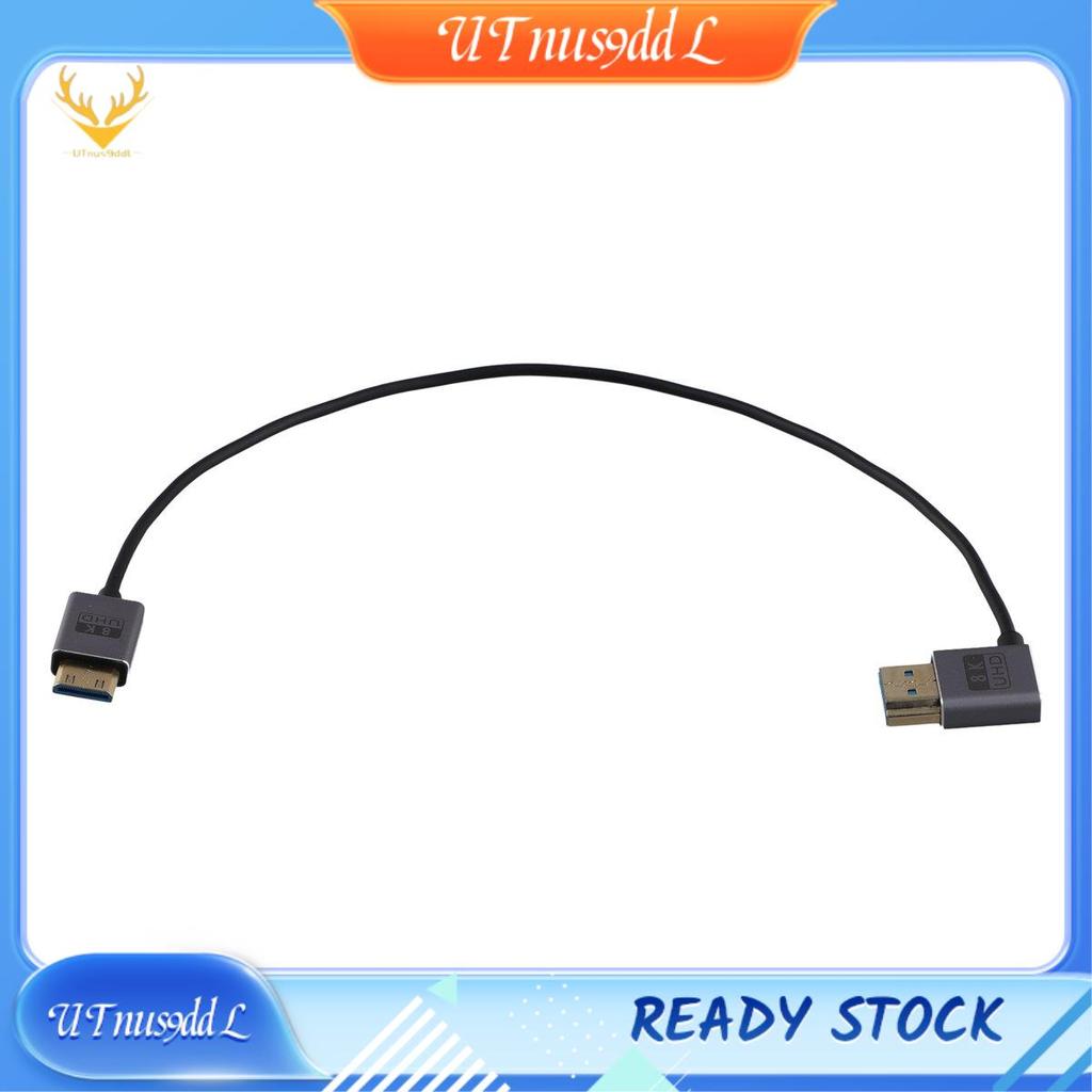 [UTnus9ddL] กล้องดิจิตอล Mini - สายเคเบิลที่เข้ากันได้ 8K 60Hz Line สําหรับกล้อง 8K Mini OD2.5mm HD 