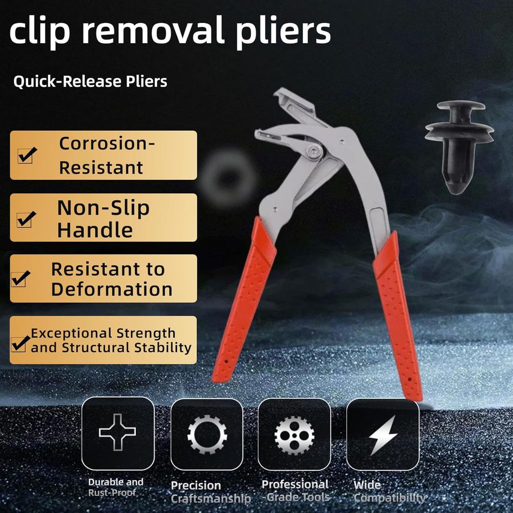 รถคลิปคีม Universal รถพลาสติกยาง Bule คีมกําจัด Plier เครื่องมือภายในรถแผงเครื่องมือซ่อมรถยนต์พิเศษ