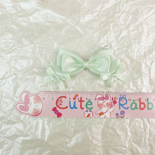 Nifu Fu's Bow Lolita Skirt Hairpin Material Girl's Bow Bag Shoes Accessories