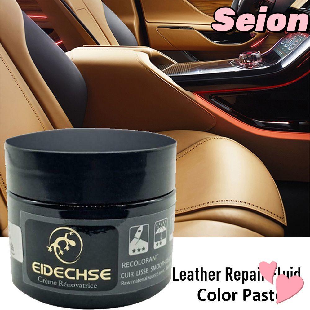 สีฟื้นฟูหนังรถยนต์ 50ml พ่นเพื่อฟื้นฟูสีและสภาพหนังของเบาะรถยนต์และโซฟา
