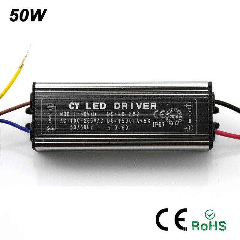 LED 50W 30W 20W 10W Transformers 1500mA 900mA 600mA 300mA 85-265V DC20-38V อะแดปเตอร์สําหรับ Floodli