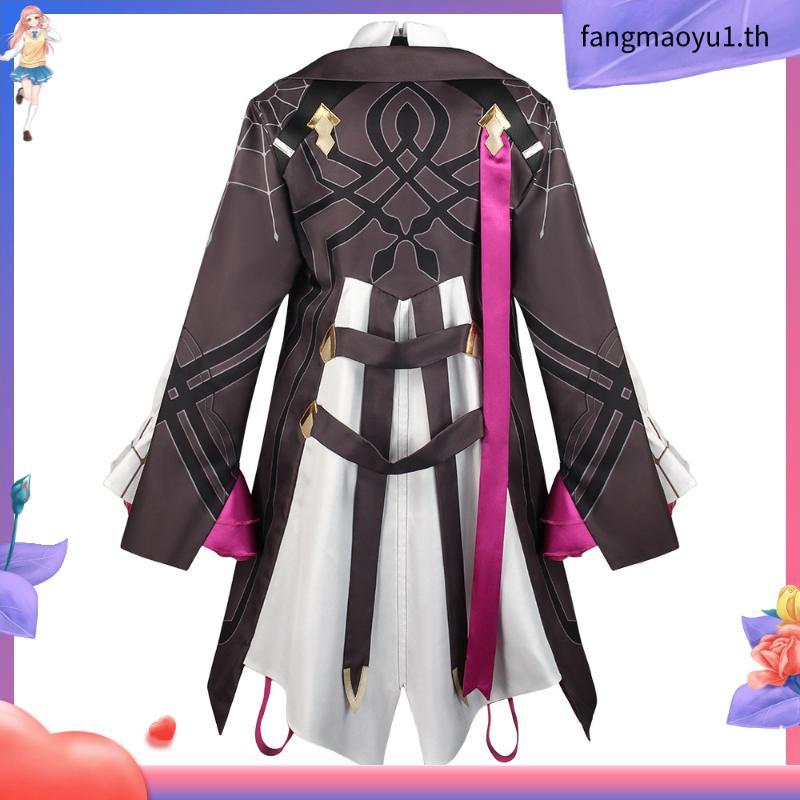 Honkai Star Rail Game Kafka เครื่องแต่งกายคอสเพลย์ วิกผม สําหรับผู้หญิง
