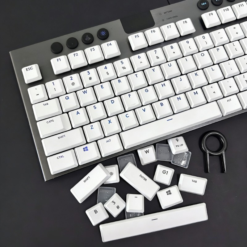 Zzz AntiAbrasion Keycaps เคลือบกันฝุ่นสําหรับ G915 G913 คีย์บอร์ดเครื่องกล