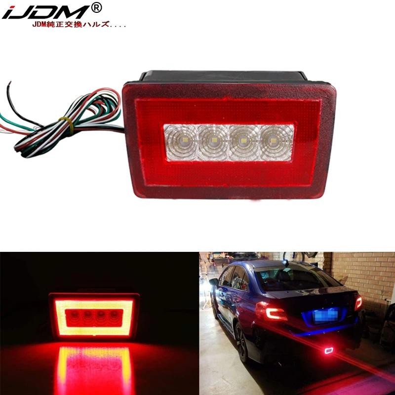 IJDM สําหรับ 2011-up Subaru Impreza WRX/STi XV Crosstrek 3-In-1 LED ไฟตัดหมอกหลัง, โคมไฟหาง, ไฟเบรค,