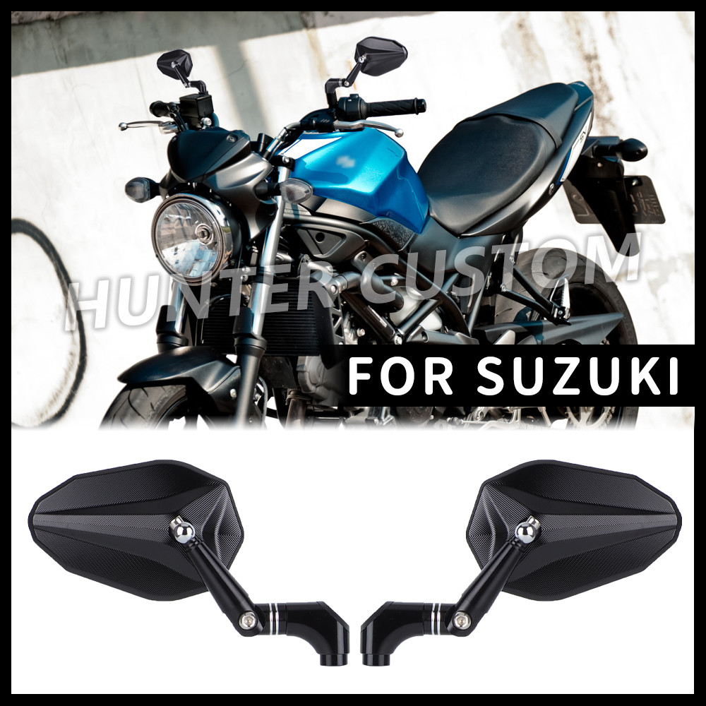 สําหรับ SUZUKI SV650 GIXXER250 GSX-8S GSX-8T GSX-S150 S1000 GSR600 750 กระจกมองหลังรถจักรยานยนต์ปรับ