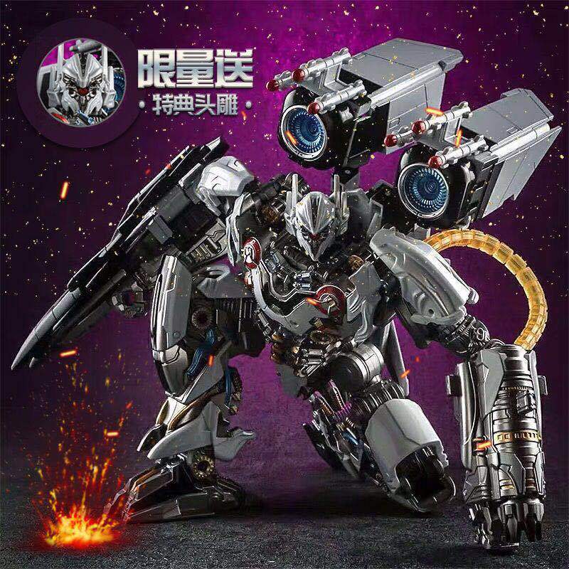 Black Mamba Helium Zeus Transformers Robot Model Alloy Robot Airplane Figure Noisy Tank Wei
