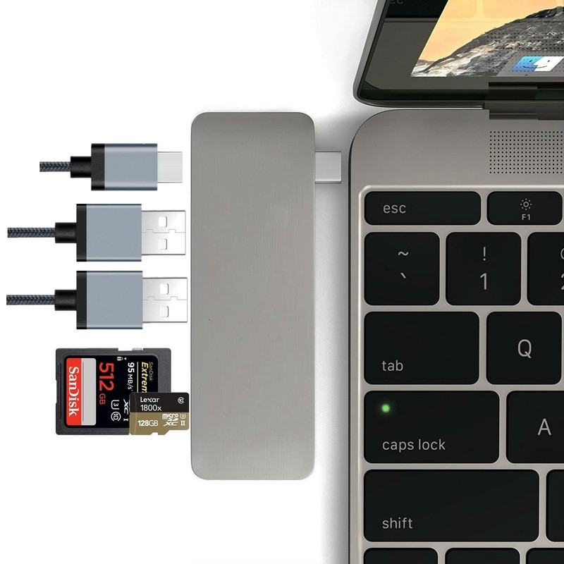 Type-c เป็น hdmi7 in 1 Docking Station usbc hub อะแดปเตอร์โน้ตบุ๊ค Lightning ตัวแปลงโทรศัพท์มือถือ