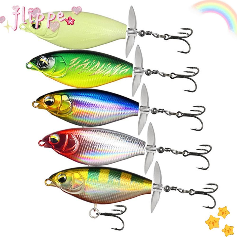FIPE ใบพัด Warbler Lure, 7 ซม./6g 9 ซม./11g Popper Surface เหยื่อ, 2024 ลอยเบสหางหมุนเหยื่อปลอมตกปลา