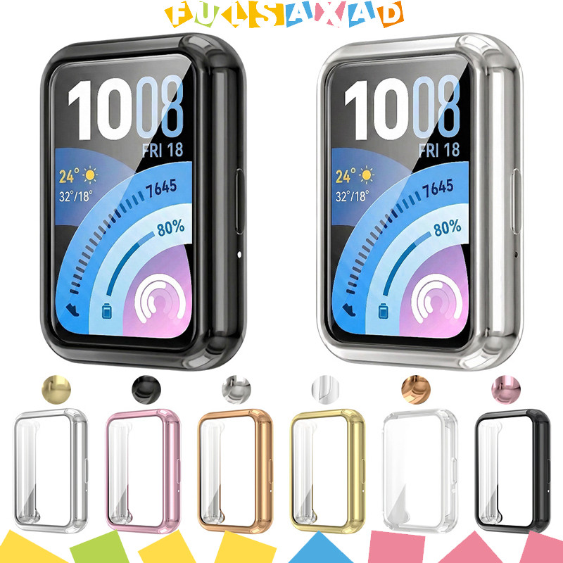 ปกกระจกนิรภัย TPU / PC for Smartwatch Huawei Band 11 11 Pro /10 9 8 NFC อุปกรณ์ป้องกันหน้าจออ่อน แข็ง อุปกรณ์เสริมกรอบ