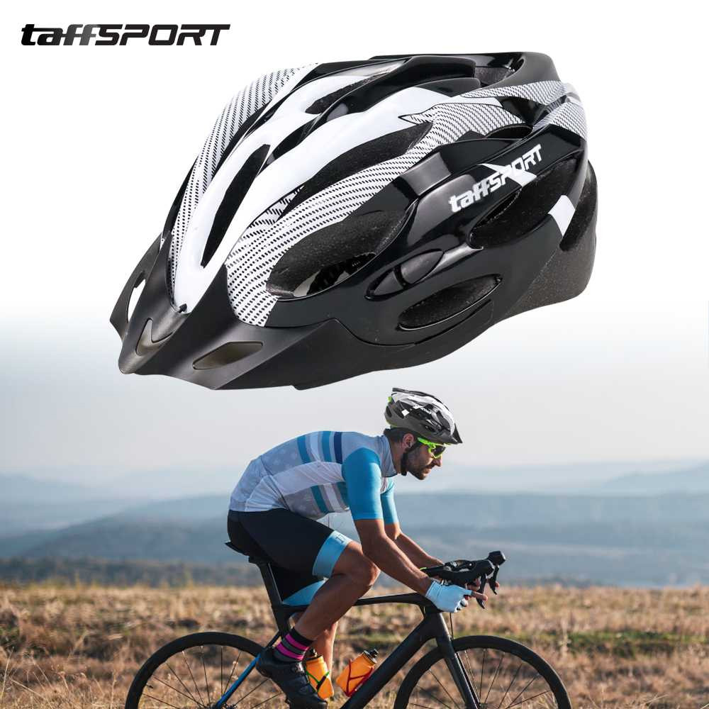 TaffiSPORT Aerodynamic EPS Foam หมวกกันน็อคจักรยาน Unisex 21 ช่องระบายอากาศ - X10