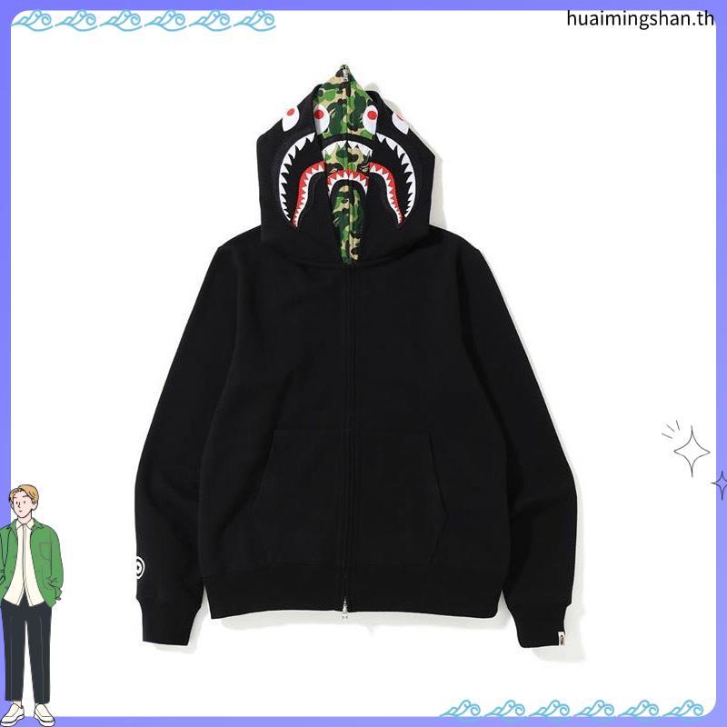 Bape Zip Hoodie Mens Double Hood Sweatshirt