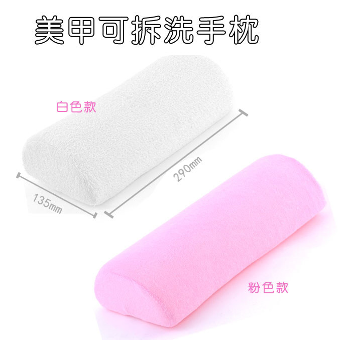 Manicurist Hand Pillow Tool Cushion Hand Pillow Salon Manicurist ที่ถอดออกได้ล้างทําความสะอาดได้ประเ