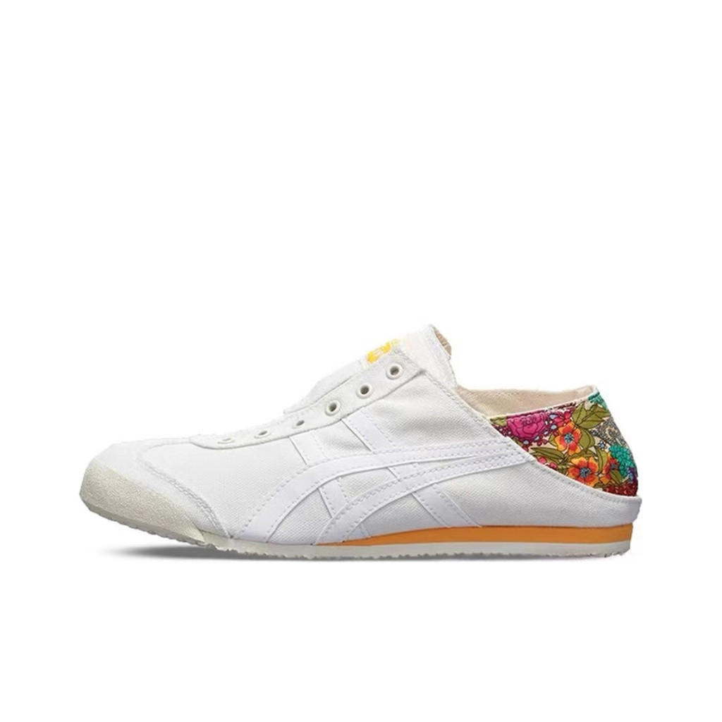ONITSUKA TIGER Ghost Tomb Tiger Mexico 66 รองเท้าลําลองสําหรับบุรุษและสตรีพร้อมรองเท้าผ้าใบ NMO9