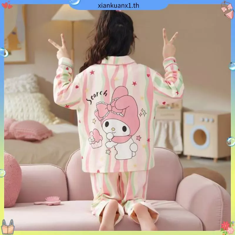 FAIRY_BABYชุดนอนมายเม ชุดนอนเด็กผู้หญิง 10 ขวบ ชุดนอนเด็กแขนยาว ชุดนอน sanrio ชุดนอนเด็กโต ผู้หญิง 12 15 ปี ชุดนอน hello kitty ชุดนอนเด็กผ้าคอตตอนนิ่ม ชุดนอนpochacco ชุดนอนแม่ลูก ชุดนอน kuromi ชุดนอนคู่แม่ลูก ชุดนอนเด็กหญิง ชุดนอนเด็กผ้าคอตตอน ชุดนอนนุ่มๆ