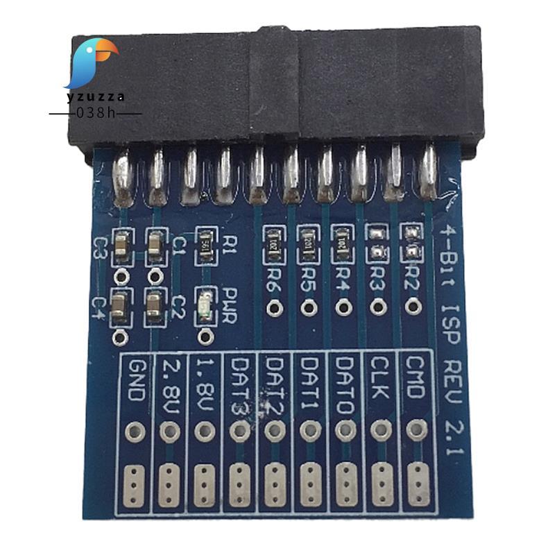 [ส่วนลด Y3]อะแดปเตอร์ใหม่ JTAG , ISP 4-BIT ISP REV 2.1 สําหรับ Easy Jtag Plus Box / เครื่องมือ ESAYJ