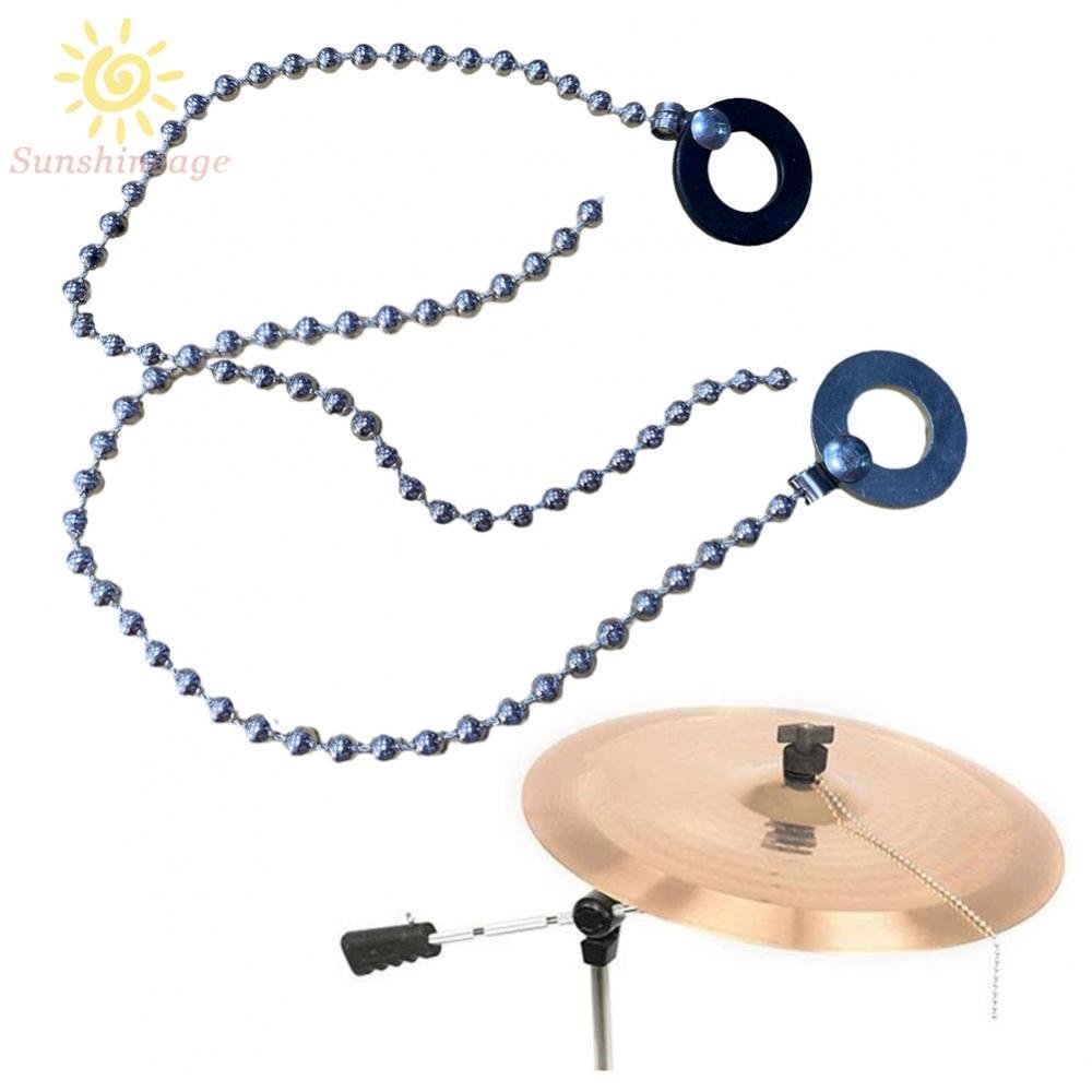 Aluminium Alloy Cymbal Sizzler Extension Chain for Drum Jazz Drums Accessories