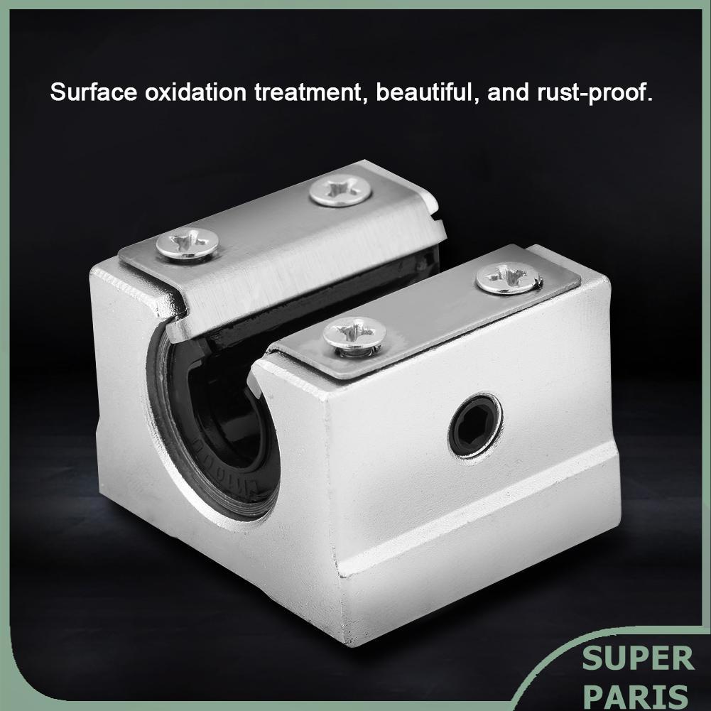 Superparis Superparis เปิด Linear แบริ่งสไลด์ Motion SBR10UU SBR12UU SBR16UU SBR20UU 1PCS (10)