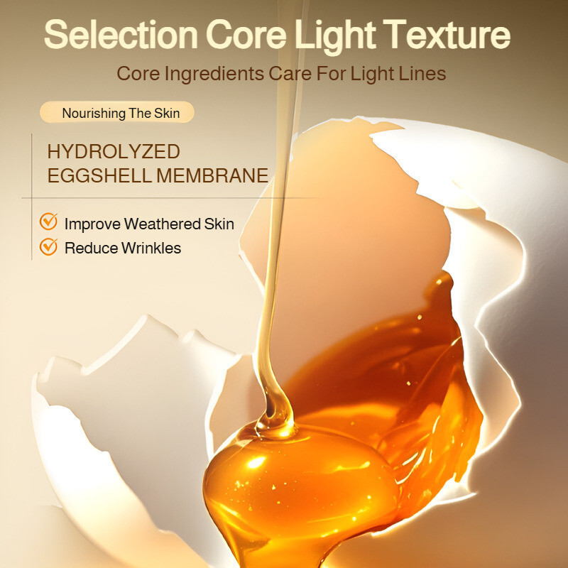 ☆优品·Mask Light Lines Cream Yeast Eggshell Collagen Smooth Veil Cream