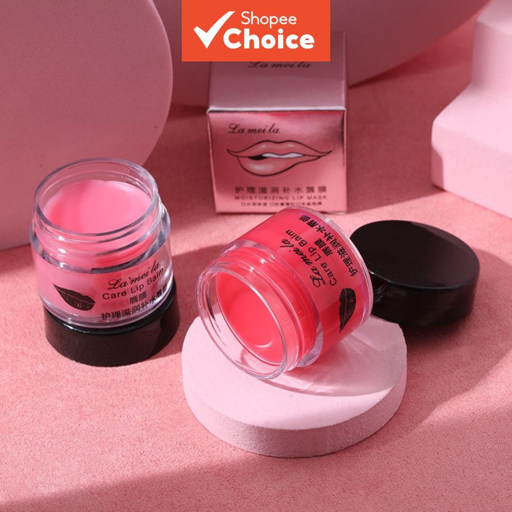 ลิปมาส์กบํารุง Diminishes เส้นซ่อมแซมความแห้งกร้าน Softens Delicate Lip Texture