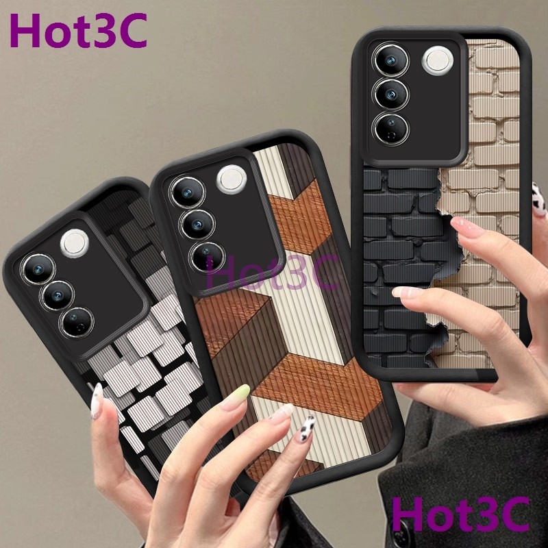 เคส Vivo V27 5G / V27 Pro 5G tpu เลนส์ป้องกันเคสโทรศัพท์แฟชั่น PJCP