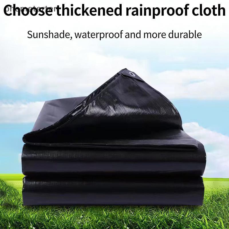 Rten ผ้าใบกันน้ําสีเขียวทนทานกันน้ํา Sunproof ผ้ากันฝนกลางแจ้ง Courtyard Camp Protection N