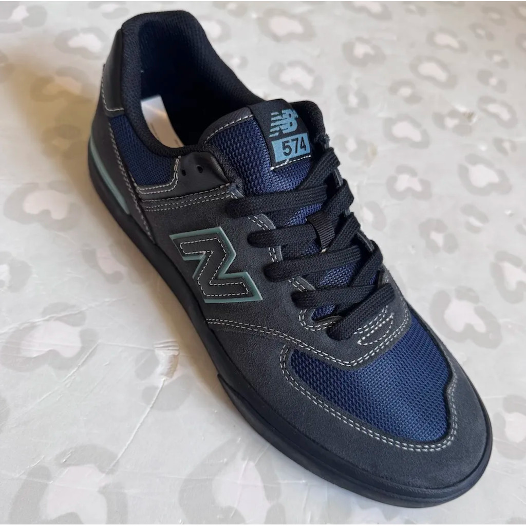 NB NUMERIC - 574 Vulc (VGT Faded Black / Faded Teal) รองเท้าสเก็ต