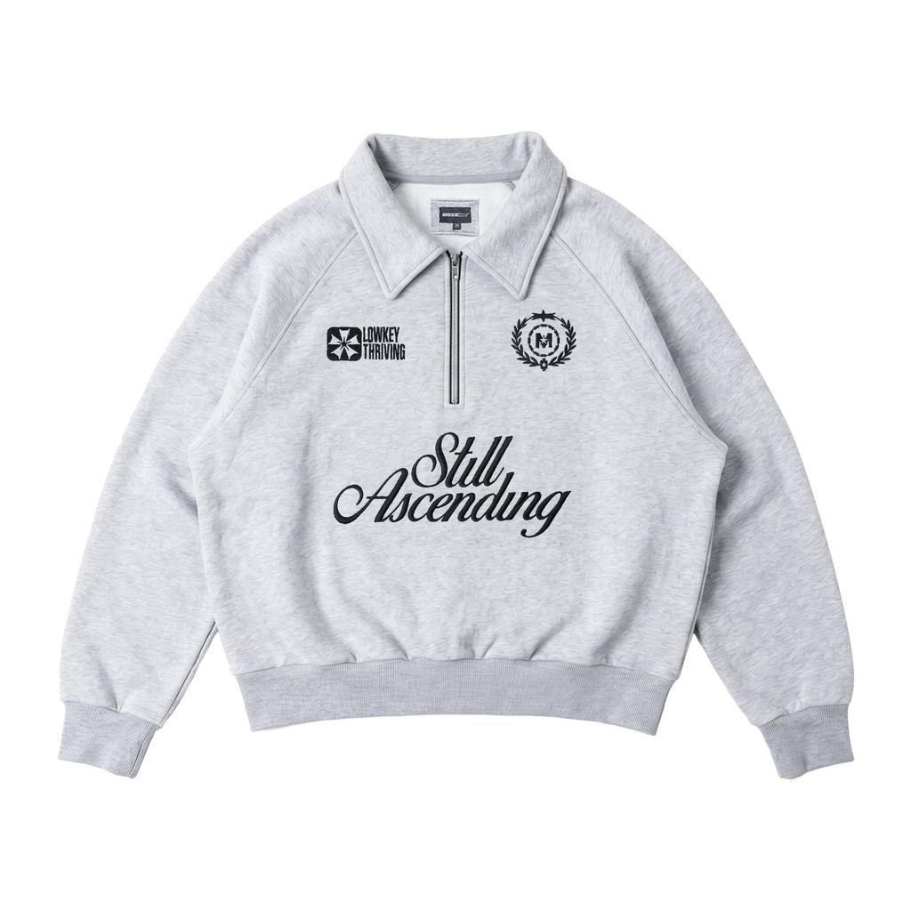 Moxie Ascend Halfzip Boxy - Misty