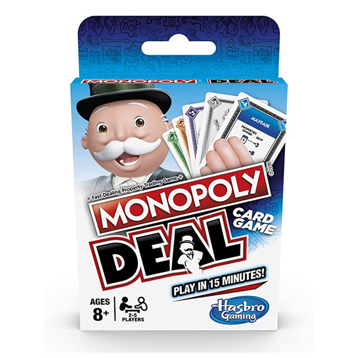 Monopoly Deal Games Card Game การ์ดเกม Family Fun สําหรับเด็ก ผู้ใหญ่