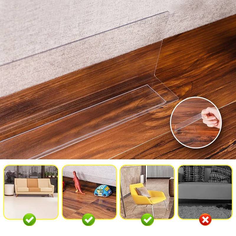 [CLA] Under Couch Bloer Clear กันน้ํา PVC ของเล่น Bloers ก้นเตียงสําหรับ Gap กันชน Guards เฟอร์นิเจอ
