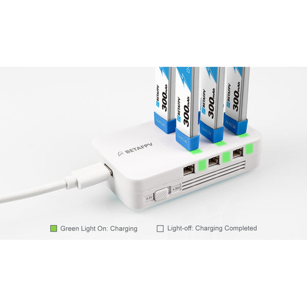 Betafpv 6 Ports 1S Battery Charger อุปกรณ์โดรน Drone