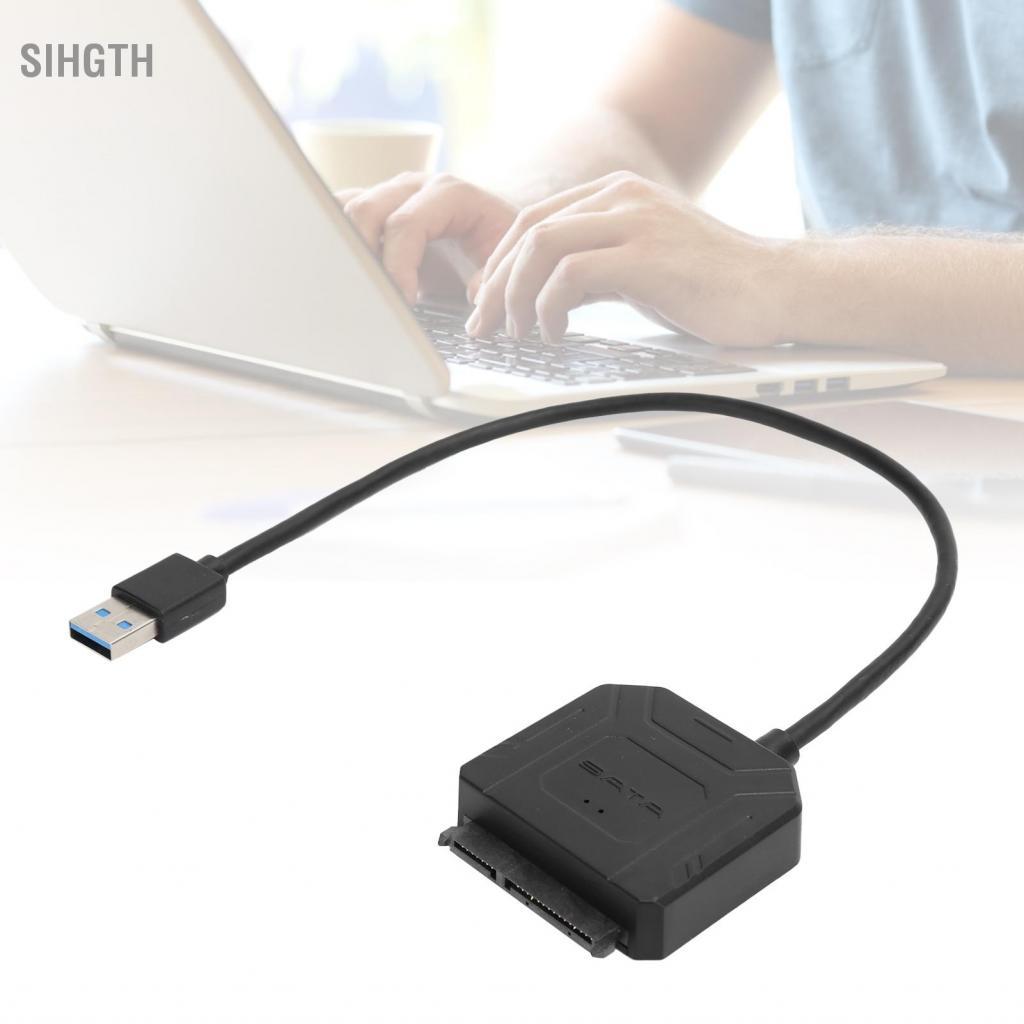 Sihgth SATA USB3.0 อะแดปเตอร์ฮาร์ดดิสก์ไดรฟ์ภายนอกสำหรับ Windows98SE ME 2000 XP 7/8/10 PC แล็ปท็อป
