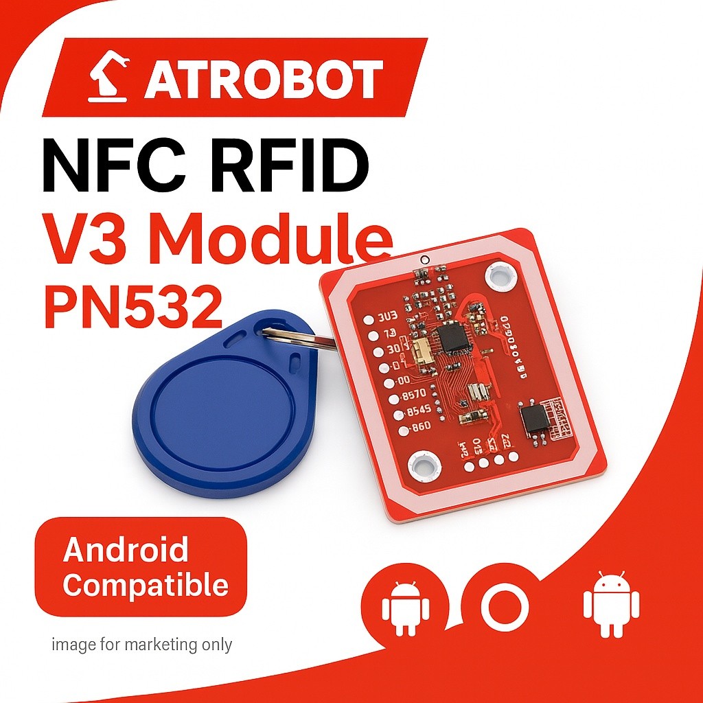 PN532 NFC RFID V3 โมดูล รองรับ Android เชื่อมต่อไร้สาย NFC ขนาดเล็ก สำหรับ Arduino IoT