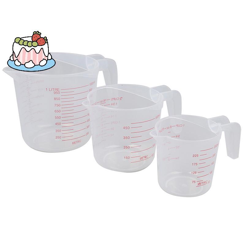 [Sep-t] เหยือกตวงพลาสติกคุณภาพสูง ถ้วยสเกลความจุขนาดใหญ่ 25/500/1000ml