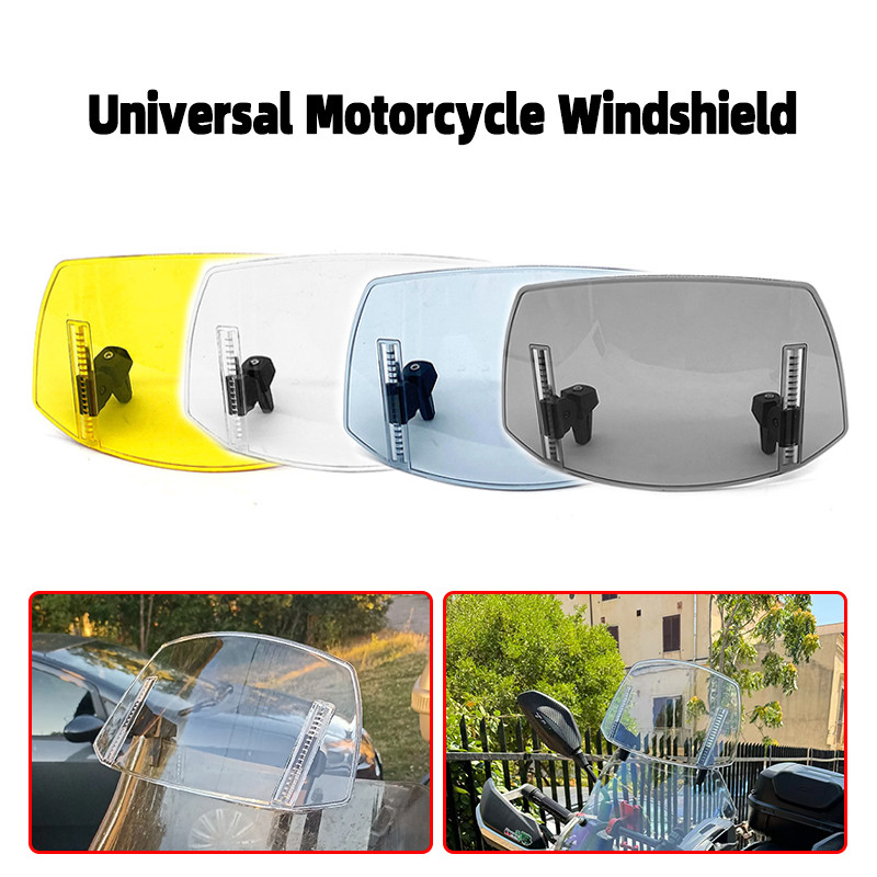 YY Fit for Zontes 350-T2 T350 T350X T310 703F Universal Motorcycle Risen Clip Windscreen Windshield 