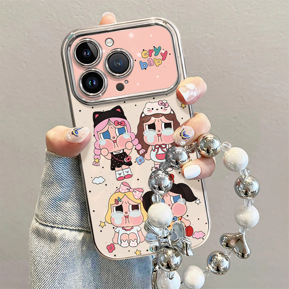 HP [เคส+สร้อยข้อมือ]เคส Vivo Y15S Y35 Y10 Y53T Y02 Y02S IQOO Y15A Y20 Z5i Y02T Y17SY19 Y11 U1XU3XY30