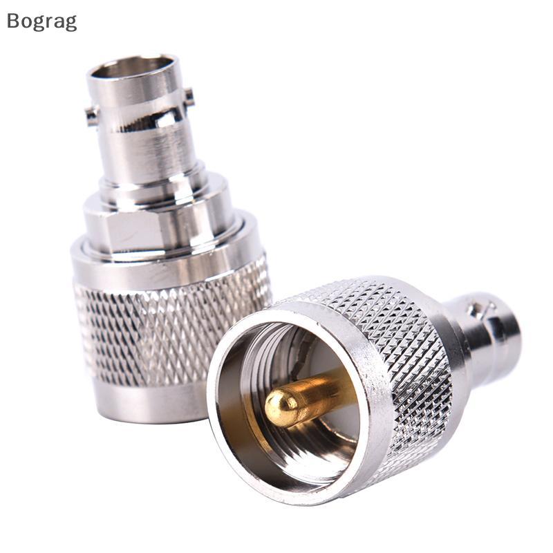 [Bogr] PL259 UHF PLUG MAN TO BNC SOET อะแดปเตอร์ RF หญิง COD