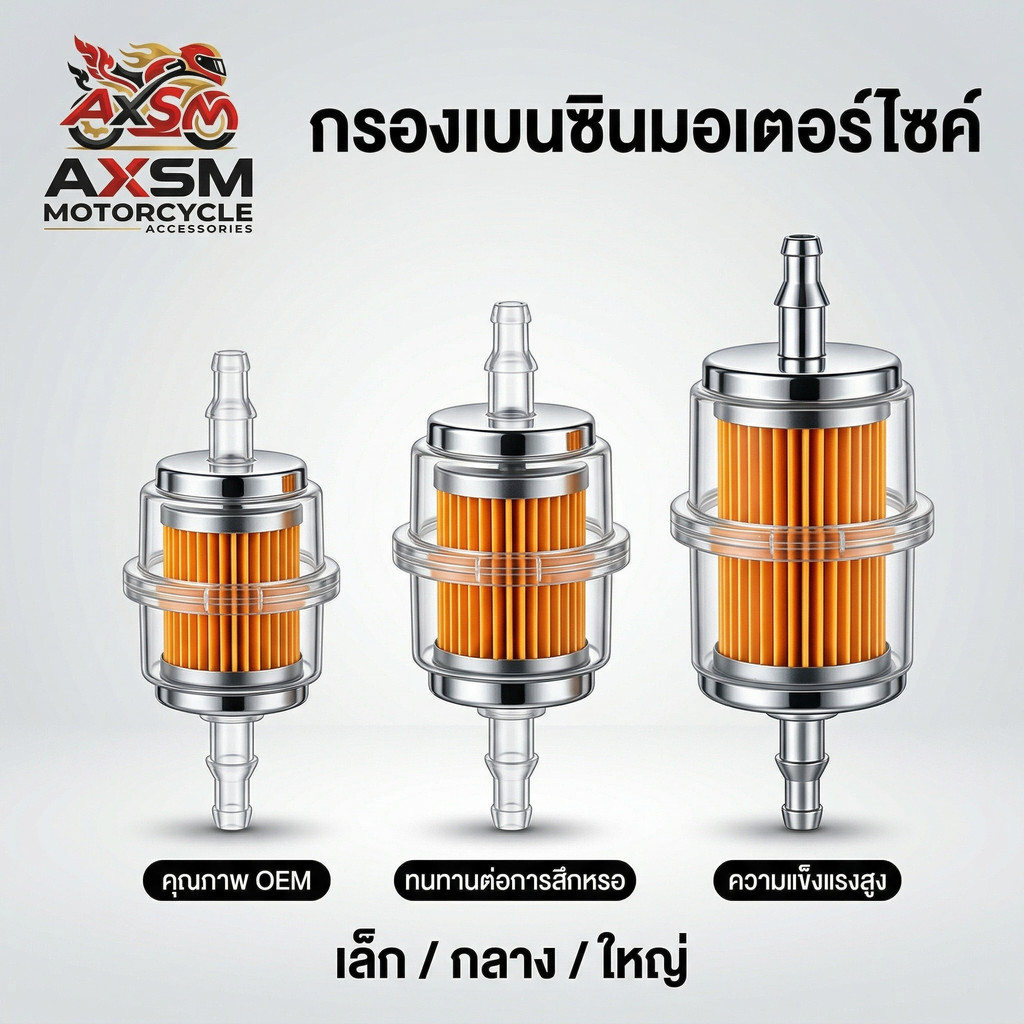 กรองเบนซิน 3 ขนาด ตัวเล็ก (มีแม่เหล็ก) / ตัวกลาง / ตัวใหญ่ กรองน้ำมันเบนซิน สินค้าคุณภาพ ได้มาตรฐาน พร้อมส่งค่ะ