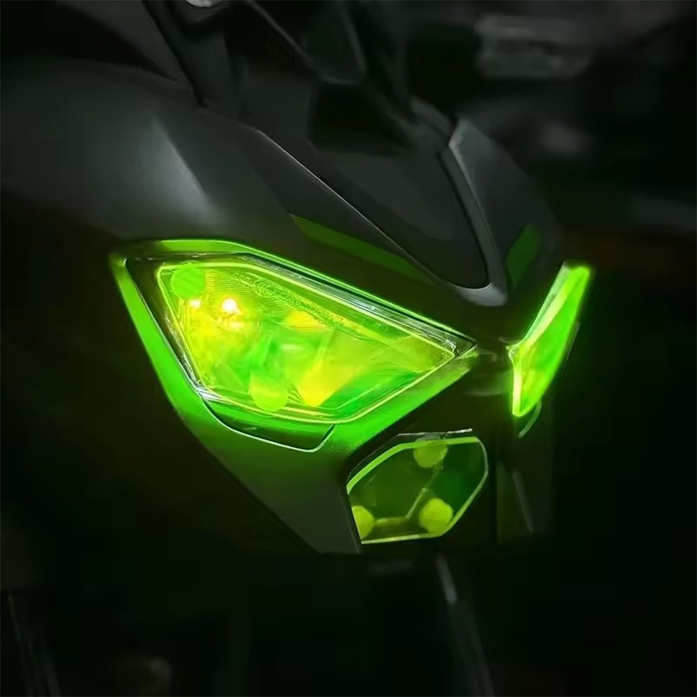 LQ สำหรับ Kawasaki Z500 Z500SE 2024- Z900SE Z900 2025- ฝาครอบไฟหน้า ป้องกันไฟหน้า ครอบไฟหน้า ป้องกัน
