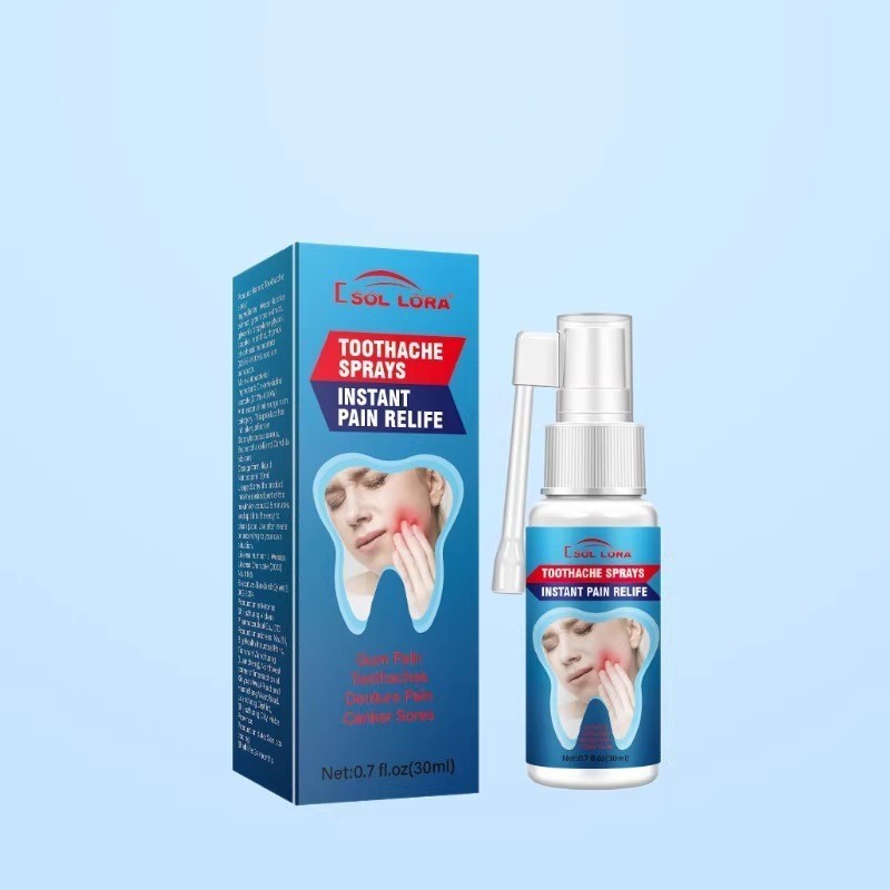 [คลังสินค้าพร้อม] SOL LORA Toothache Oral Care Spray บรรเทาอาการฟันไม่สบาย Care Gentle Tooth Care Oral WJG