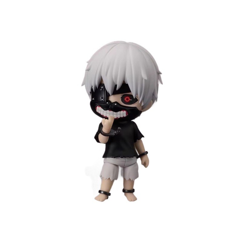 รุ่น Q Nendoroid Tokyo Ghoul Kaneki Ken 2734 # Action Figure รูปที่สะสมเครื่องประดับ Movable Face ขอ