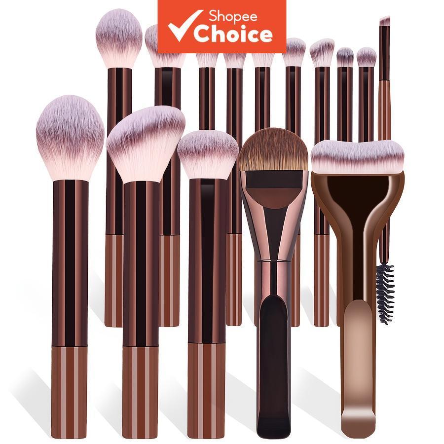 ใส่ในหนึ่งเดียว15ชิ้นชุดแปรงแต่งหน้า,มูลนิธิไฮไลท์บลัชคอนทัวร์อายแชโดว์ลิปคอนซีลเลอร์