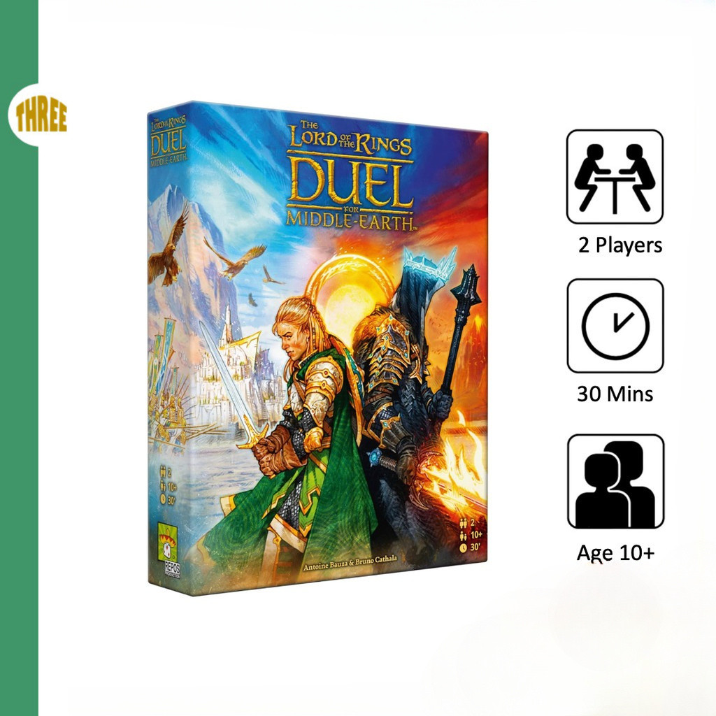 The Lord of The Rings: Duel for Middle-Earth Board Game - Epic Strategy Game of Power and Conquest
