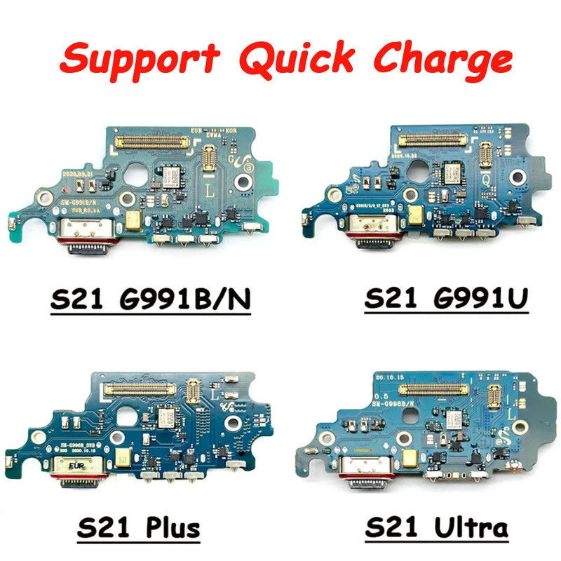 ใหม่สําหรับ Samsung S21Ultra G998B S21 G991B S21 Ultra G998B G998N USB ชาร์จเชื่อมต่อพอร์ต Dock Flex