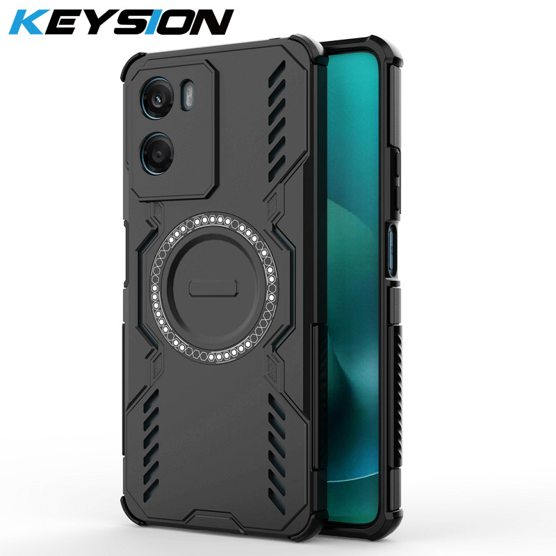 KEYSION Hollow การกระจายความร้อนสําหรับ Motorola MOTO G06 G06 Power TPU + PC Magnetic Cooling กันกระ