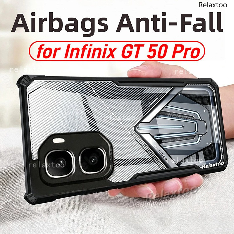 Infinix GT 50Pro 2026 กันกระแทกสําหรับ Infinix GT 50 Pro GT50Pro GT50 Pro InfinixGT50Pro X6891 5G โทรศัพท์กรณีอะคริลิค TPU กันชนกรณีซิลิโคนโปร่งใสกลับปลอก